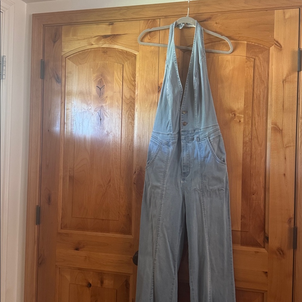 Free People / we the free denim jumpsuit